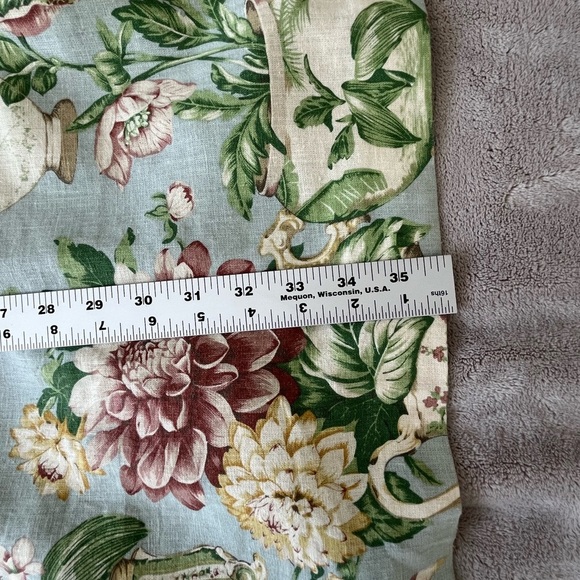 VIRGO Vintage Floral Safari Animal Print Sleeveless Linen Blend Dress Size 14P - Picture 13 of 13